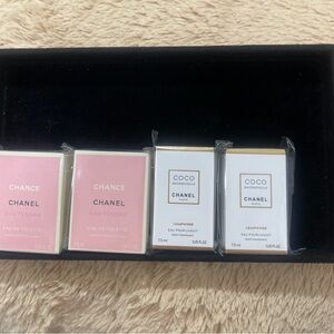 Chanel Perfume Set - Pink and White